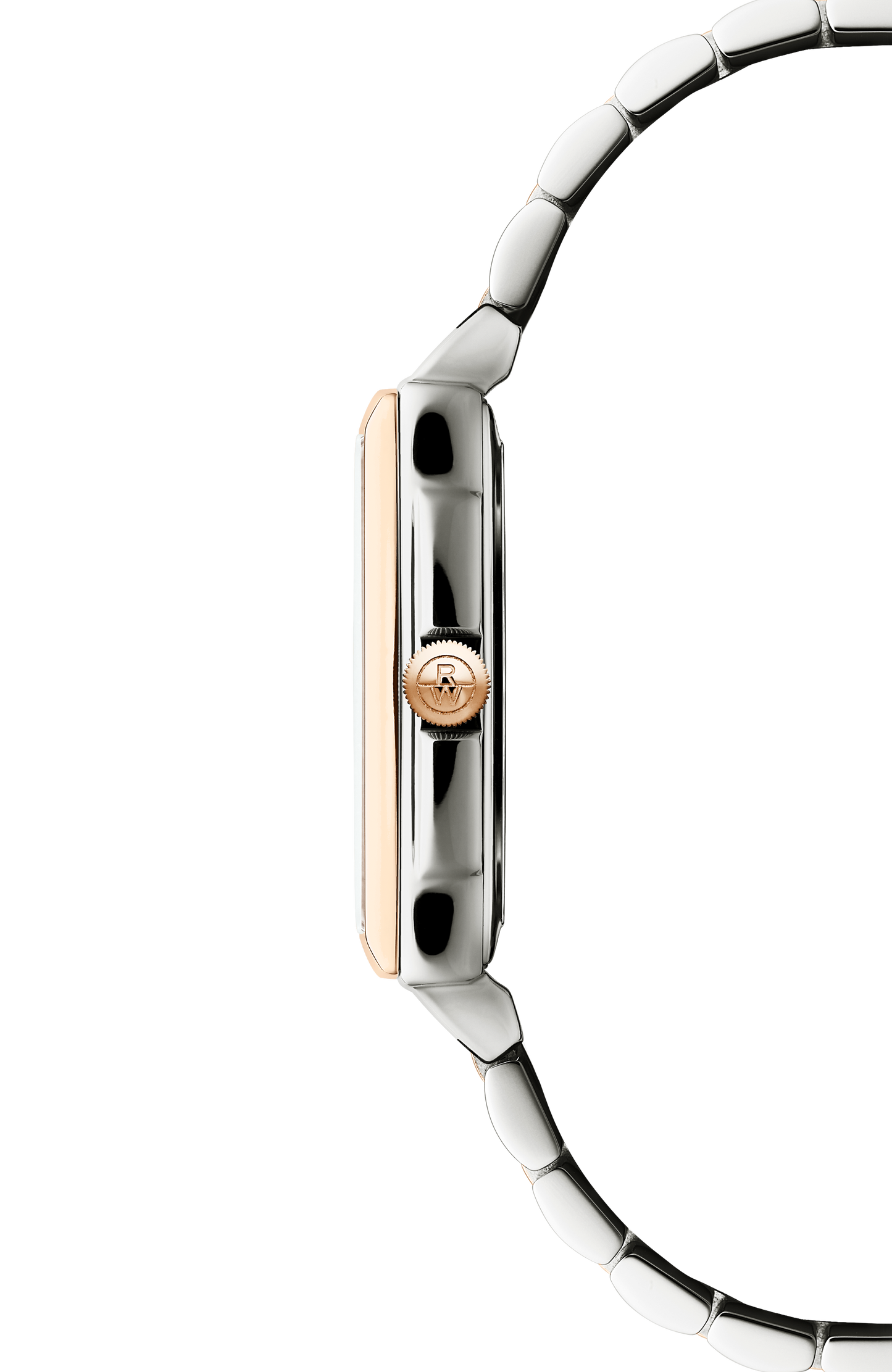 Raymond Weil Toccata Ladies Two-tone Rose Gold Quartz Steel Watch, 22 x 28 mm - 5925-SP5-00300