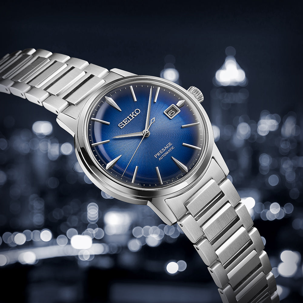 Seiko Presage Cocktail "The Gin Aviation" - SRPJ13J