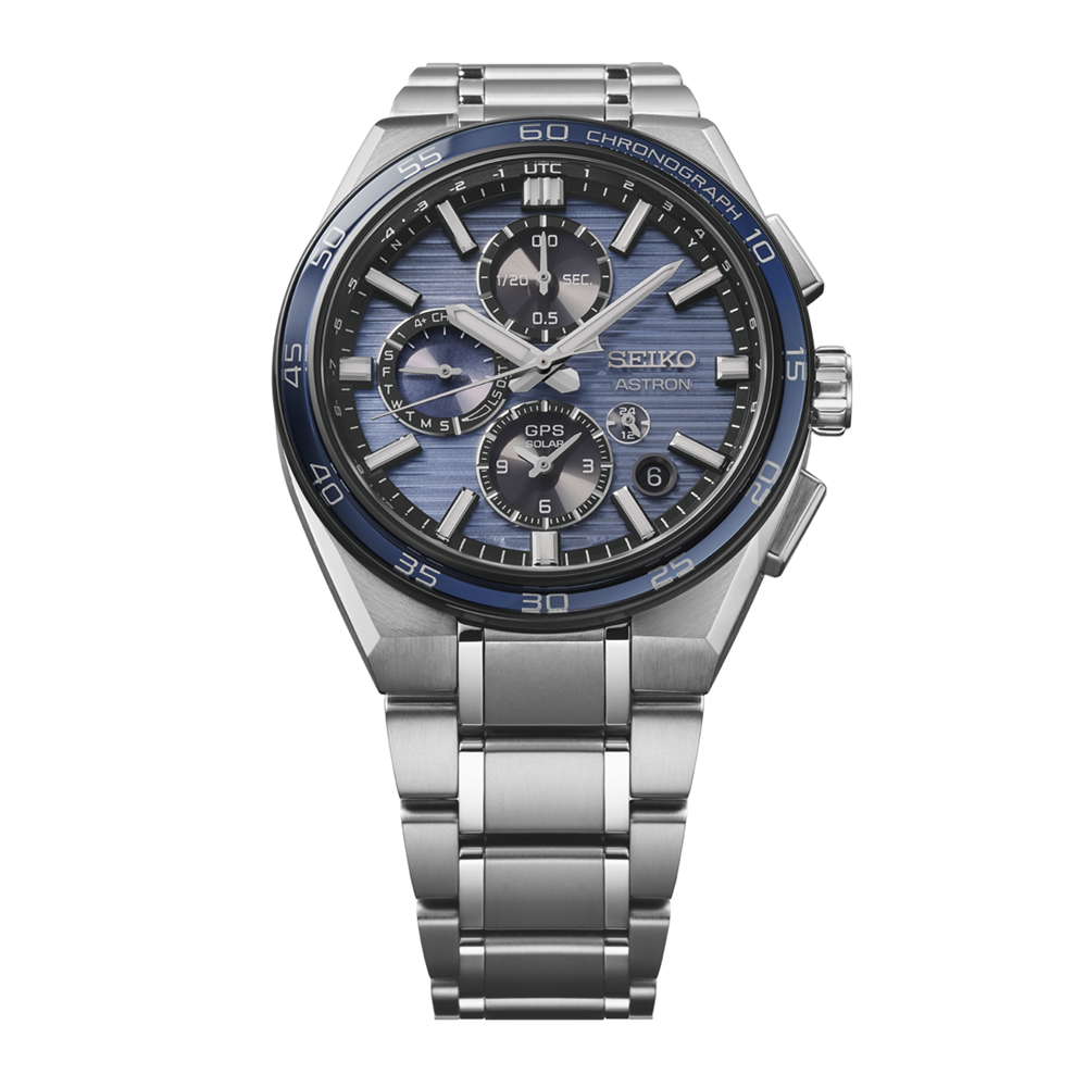Seiko Astron Men's Solar GPS Dual Time Chronograph- SSH175J