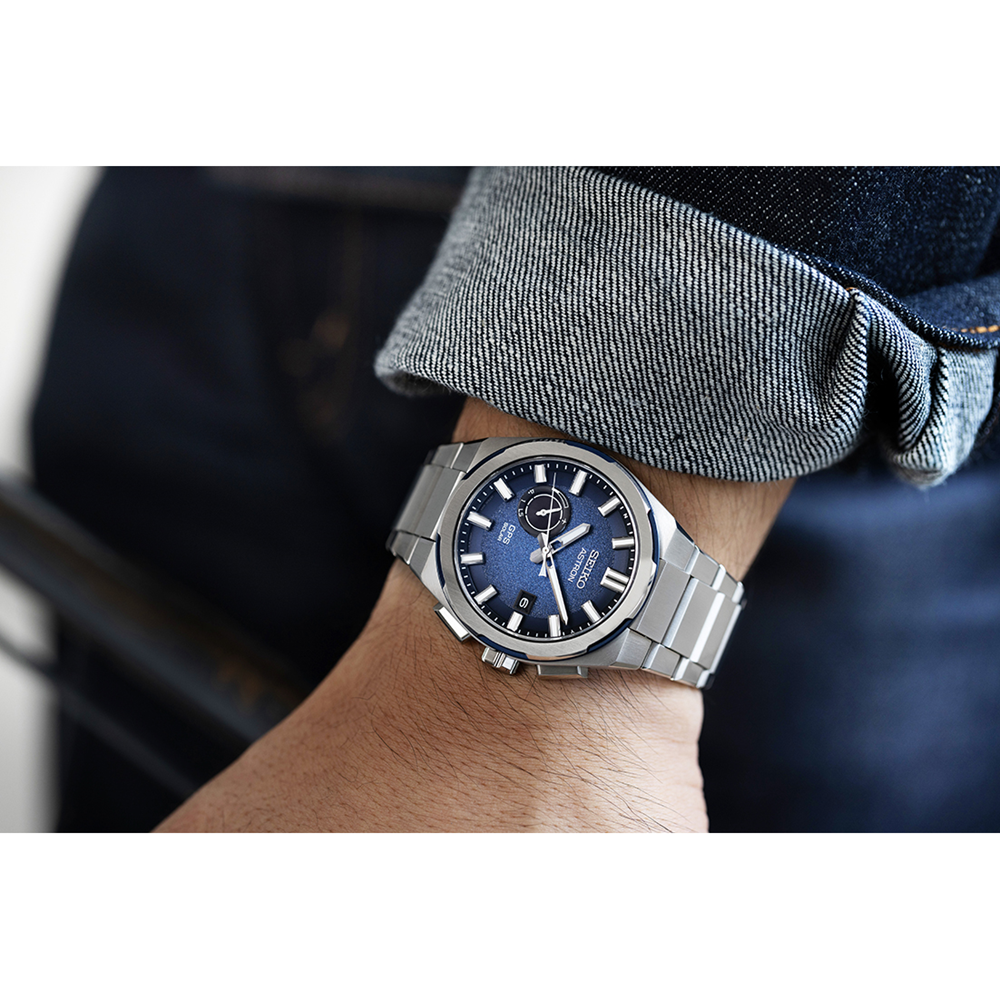 Seiko Astron Men's 42mm Solar GPS Watch - SSJ023J