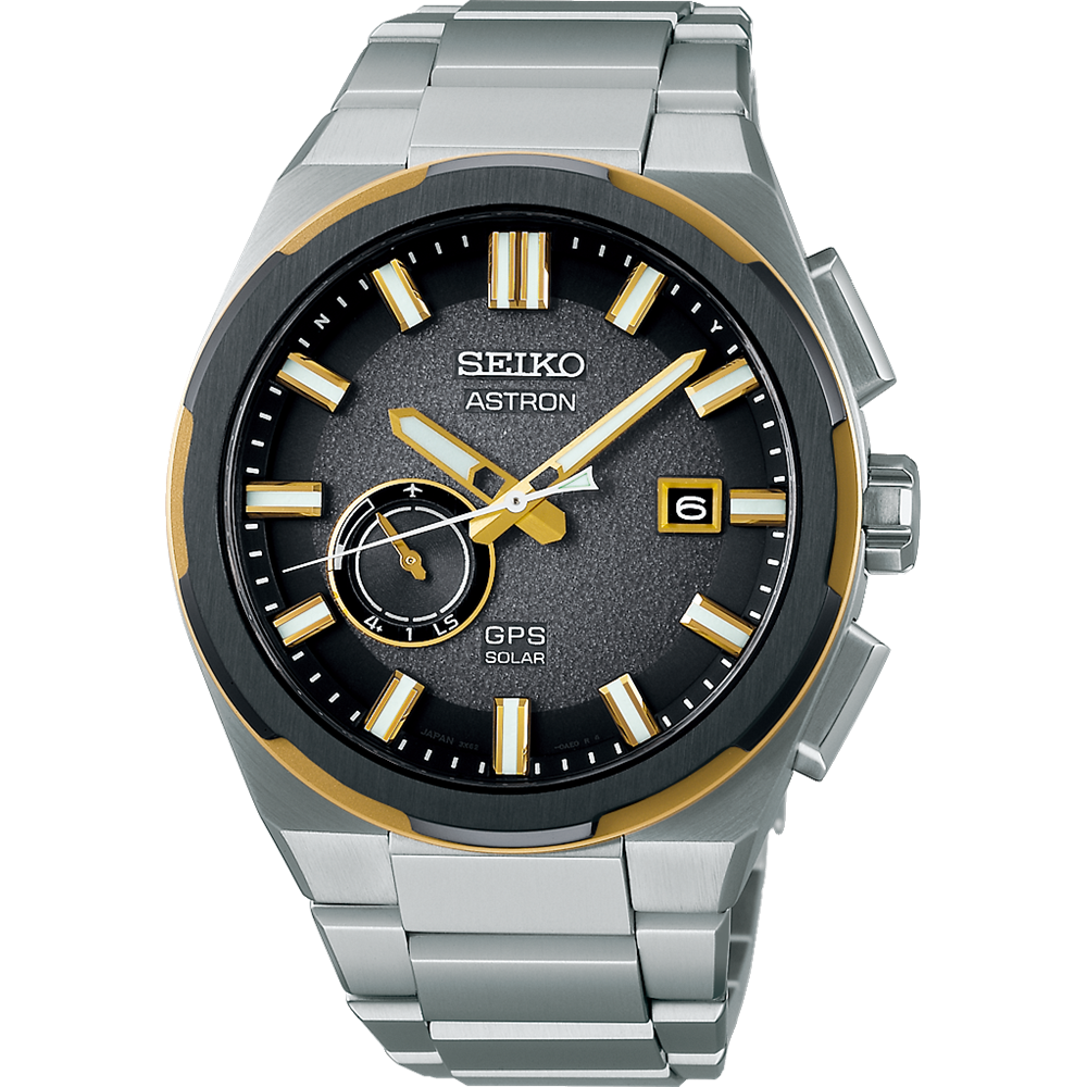 Seiko Astron Men's 42mm Solar GPS Watch - SSJ026J