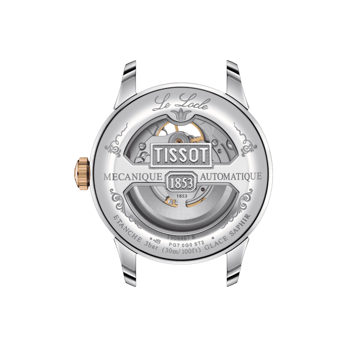 Tissot Le Locle Powermatic 80 Open Heart - T0064072203302