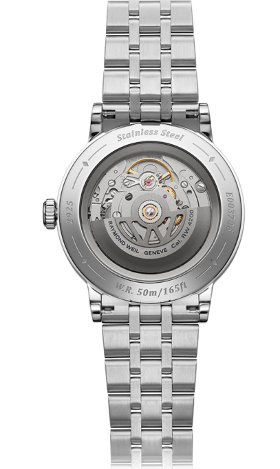 Raymond Weil Millesime Automatic Central Seconds Anthracite Sector 39 mm Dial Men's Watch - 2925-ST-60011