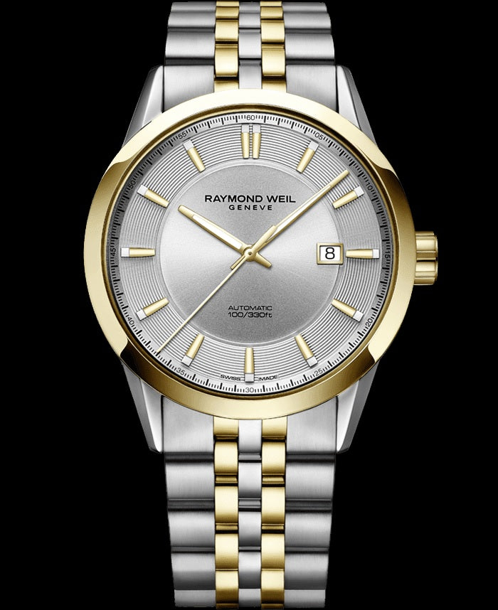 Raymond Weil Freelancer Men's Automatic Classic Two-Tone Yellow Gold Date Watch, 42mm - 2731Stp65001