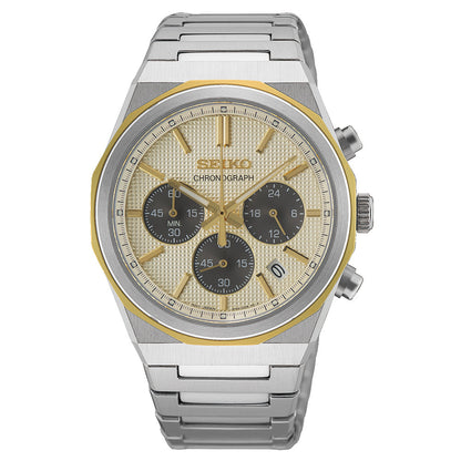 Seiko Essential Time 40mm Quartz Chronograph - HGK001P