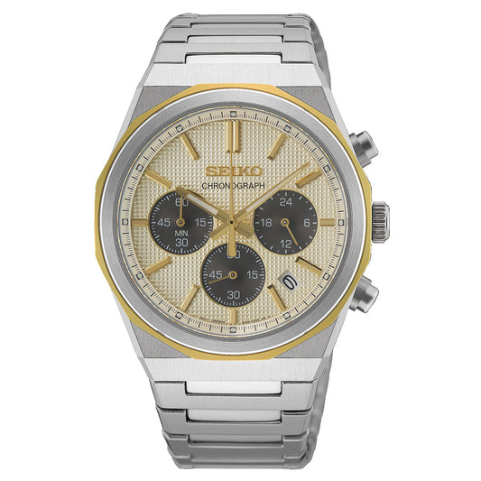 Seiko Essential Time 40mm Quartz Chronograph - HGK001P