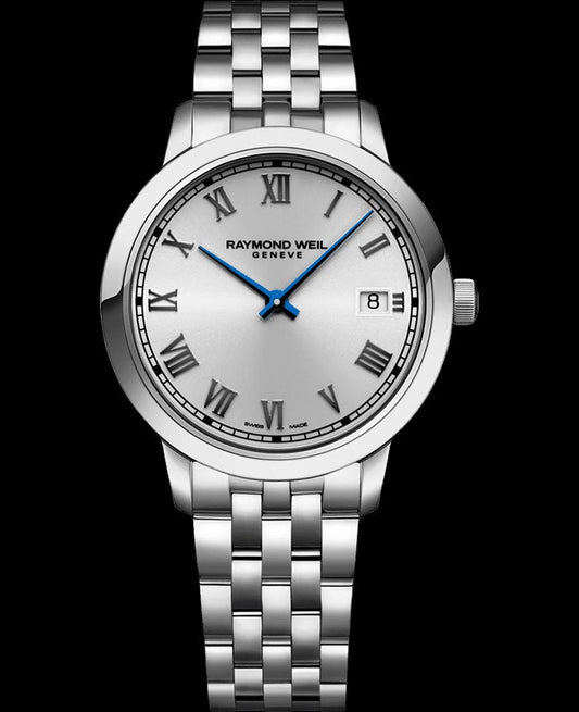 Raymond Weil Toccata Ladies Silver Dial Stainless Steel Quartz Watch, 34 mm - 5385St00659