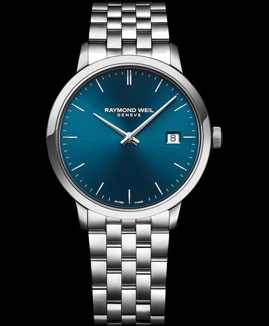 Raymond Weil Toccata Men's Classic Steel Blue Dial Quartz Watch, 39mm - 5485St50001