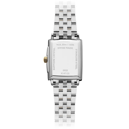 Raymond Weil Toccata Ladies Stainless Steel Two-Toned Quartz Watch, 22 x 28 mm - 5925-STP-00300