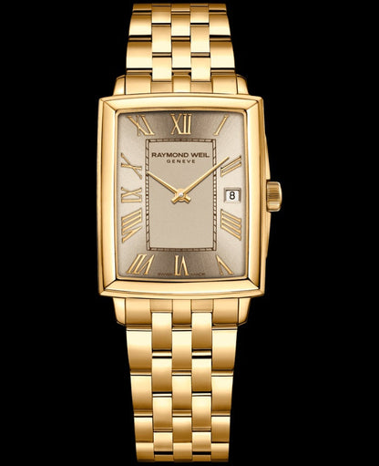 Raymond Weil Toccata Ladies Champagne Dial Quartz Watch, 22.6 X 28.1 mm - 5925P00100