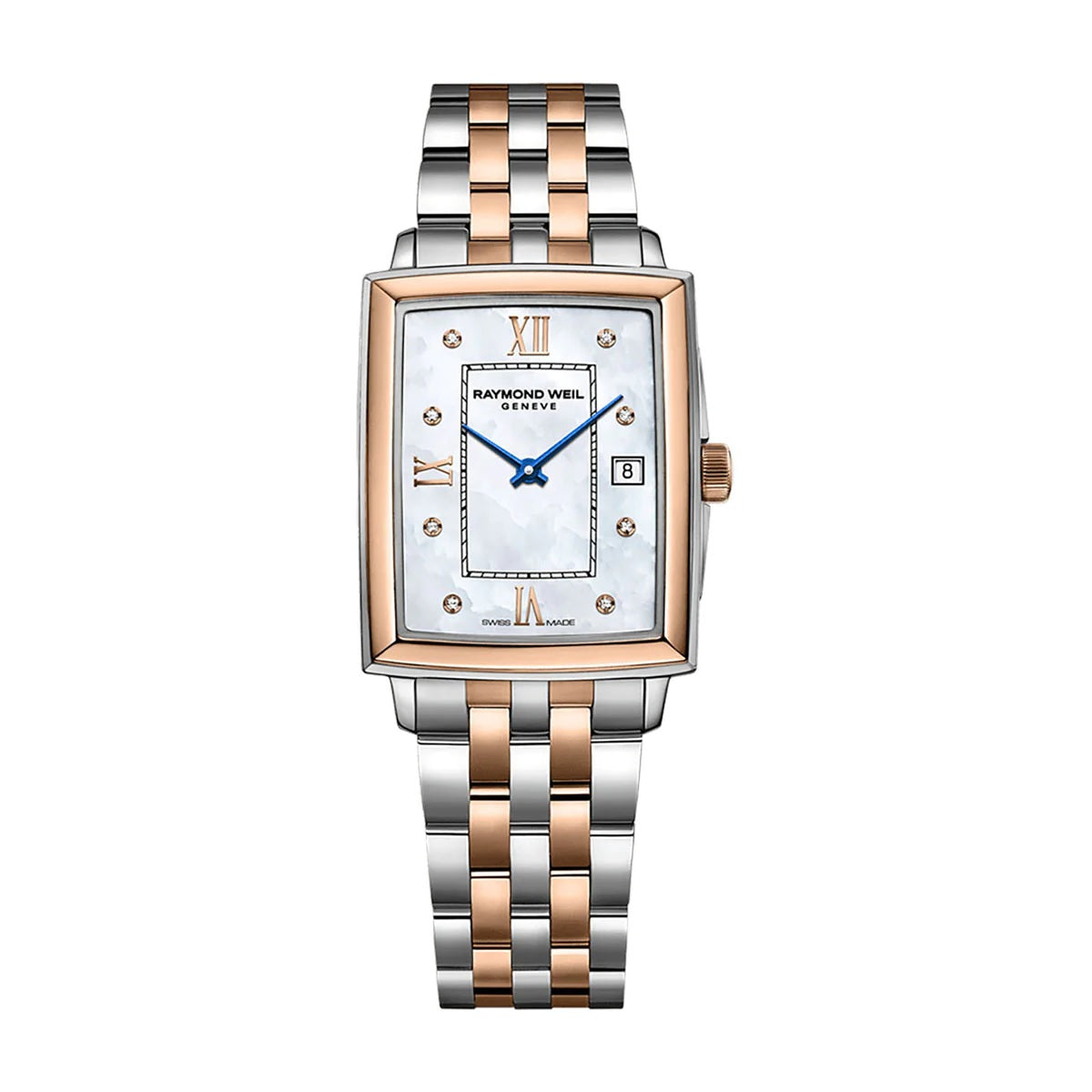 Raymond Weil Toccata Women's Two-Tone Rose Gold Quartz Watch 22.6 X 28.1mm - 5925Sp500995