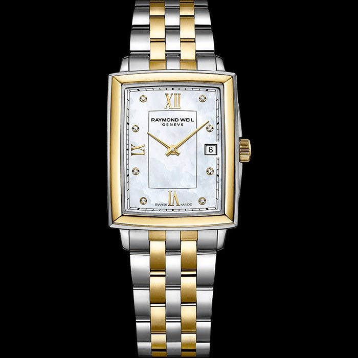 Raymond Weil Toccata Ladies Two-Tone Diamond Quartz Watch, 22.6 X 28.1 mm - 5925Stp00995