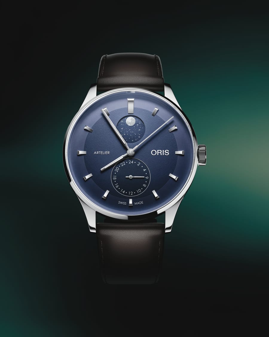 Oris Artelier Complication 39.5mm Leather Strap Watch - 78278114055-LS