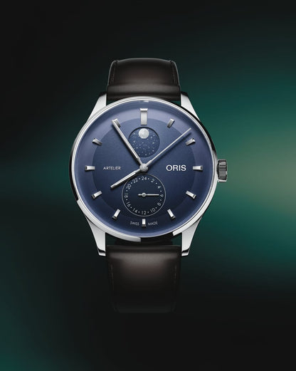 Oris Artelier Complication 39.5mm Leather Strap Watch - 78278114055-LS