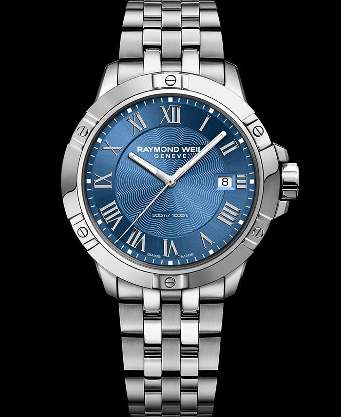 Raymond Weil Tango Classic Men's Quartz Steel Blue Bracelet Watch, 41mm - 8160St00508