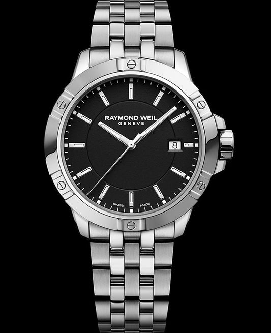 Raymond Weil Tango Classic Men's Quartz Black Dial Bracelet Watch, 41mm - 8160St20041