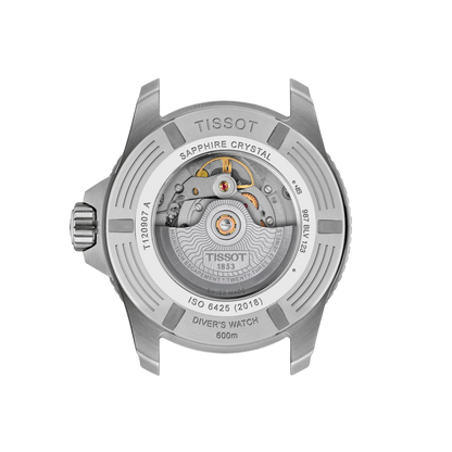 Tissot Seastar 2000 Powermatic 80 44mm Men's Diver Watch - T120.907.11.051.00