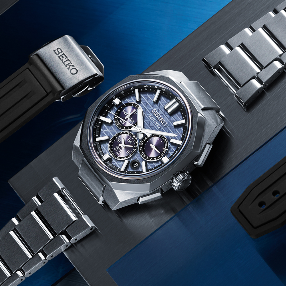 Seiko Astron GPS Solar Dual Time Chronograph 43.4mm - HAB001J