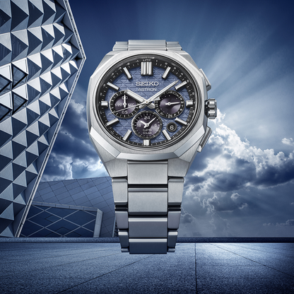 Seiko Astron GPS Solar Dual Time Chronograph 43.4mm - HAB001J