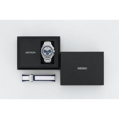 Seiko Astron GPS Solar Dual Time Chronograph 145th Anniversary Limited Edition - HAB004J