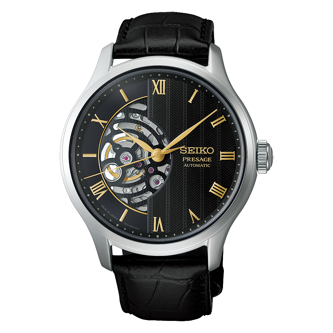 Seiko Presage Japanese Garden Open Heart 41.7mm Automatic Watch - HCB008J