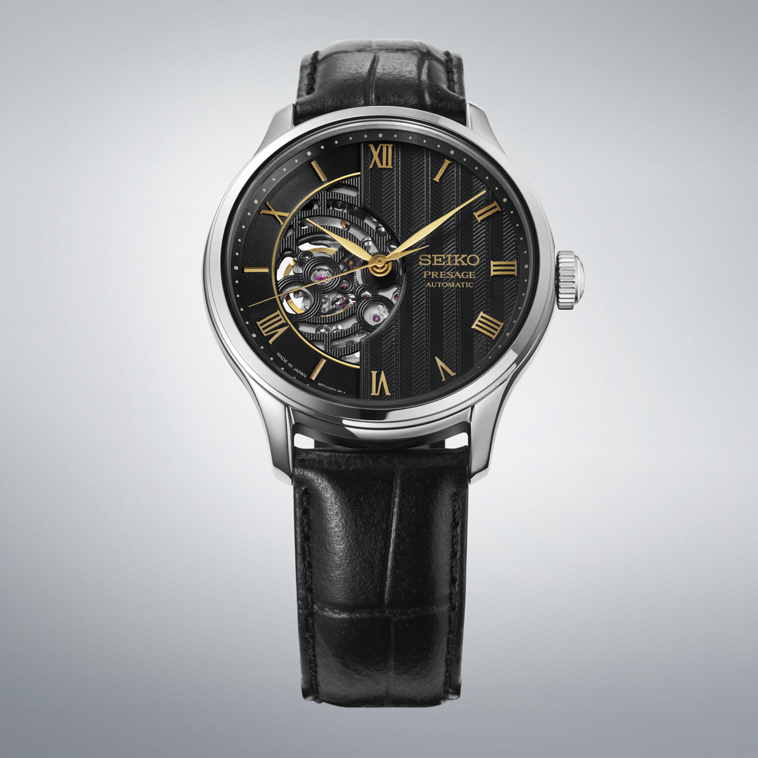 Seiko Presage Japanese Garden Open Heart 41.7mm Automatic Watch - HCB008J