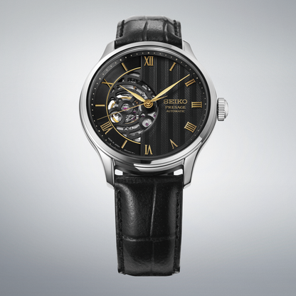 Seiko Presage Japanese Garden Open Heart 41.7mm Automatic Watch - HCB008J