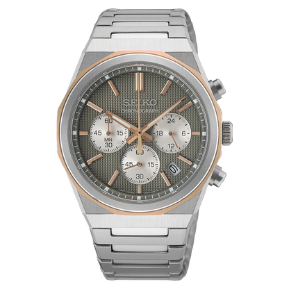 Seiko Essential Time 40mm Quartz Chronograph - HGK002P