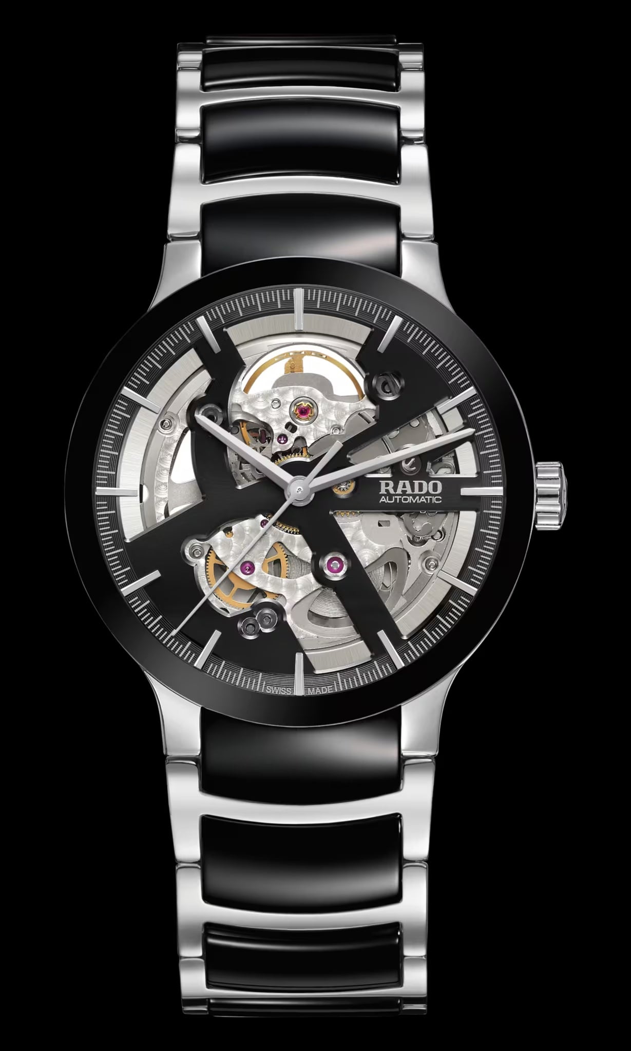 Rado Centrix Automatic Open Heart 38.0Mm Black - R30178152