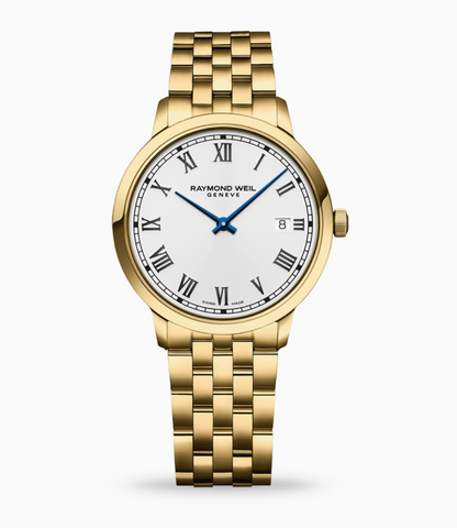 Raymond Weil Toccata Men's Classic Gold PVD Quartz Watch, 39mm - 5485-P-00359