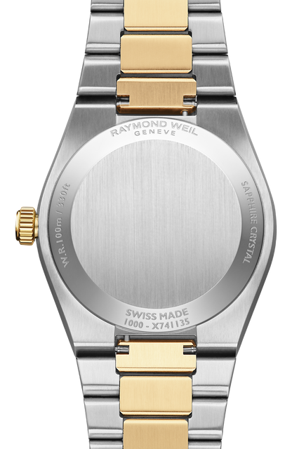 Raymond Weil A.R.T. Men's Automatic Blue Dial 38mm Two-Tone Stainless Steel Bracelet Watch - 1000-STP-50001