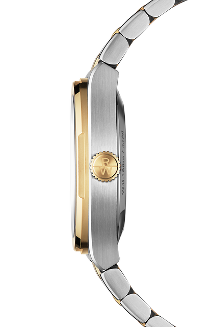 Raymond Weil A.R.T. Men's Automatic Blue Dial 38mm Two-Tone Stainless Steel Bracelet Watch - 1000-STP-50001