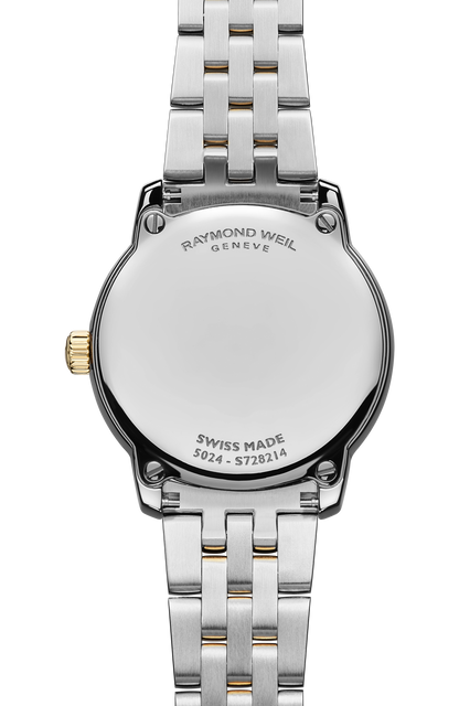 Raymond Weil Toccata Ladies Classic Two-Tone Gold Diamond Steel Quartz Watch, 24 mm - 5024-STP-97081