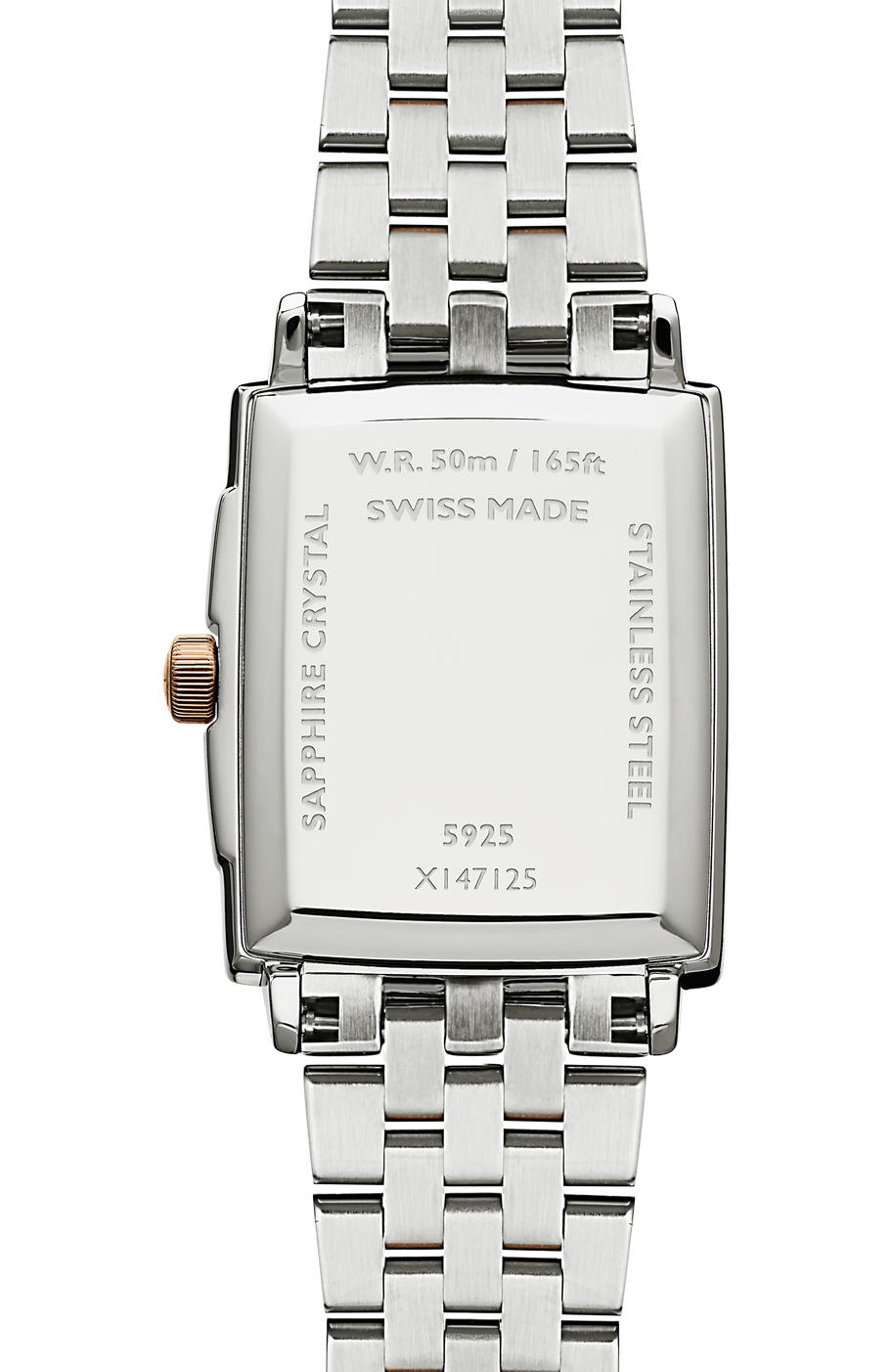 Raymond Weil Toccata Ladies Two-tone Rose Gold Quartz Steel Watch, 22 x 28 mm - 5925-SP5-00300