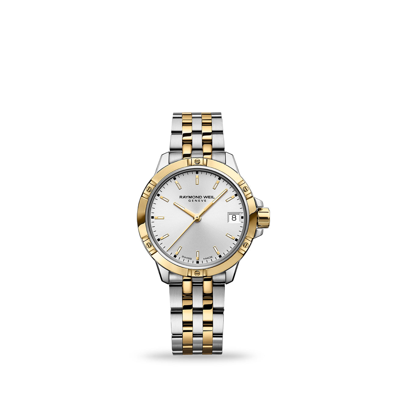 Raymond Weil Tango Classic Gold Two-Tone Stainless Steel Ladies Quartz Watch, 30mm - 5960-STP-30041