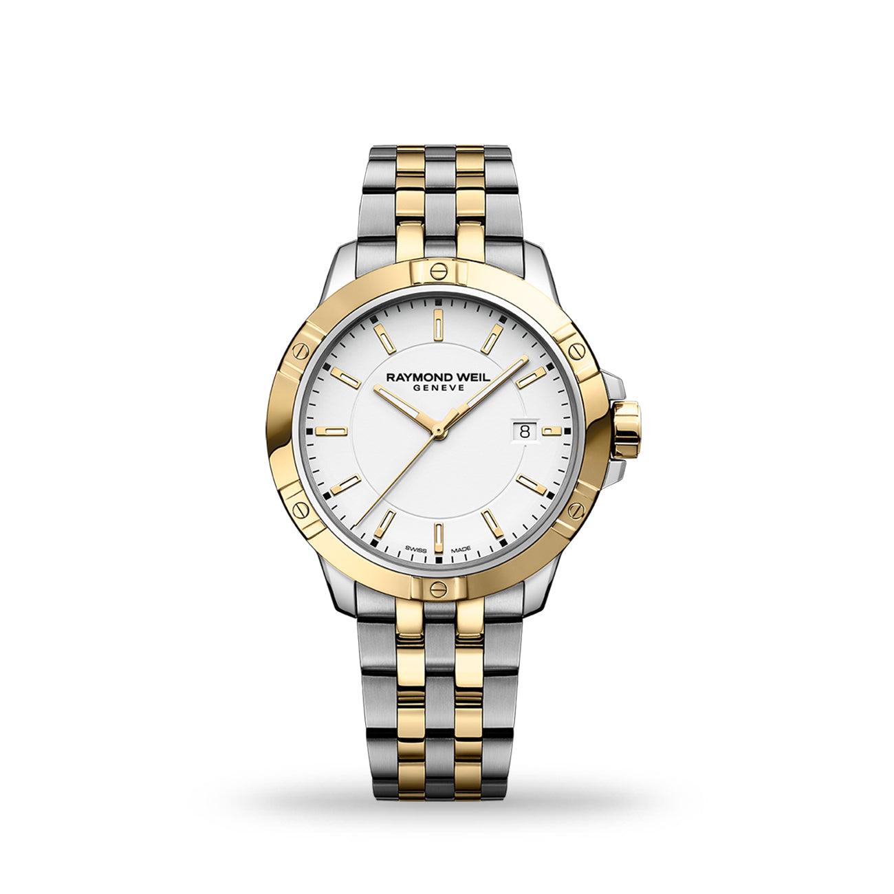 Raymond Weil Tango Classic Men's Quartz Two-Tone Gold Steel Bracelet Watch, 41mm - 8160-STP-30041