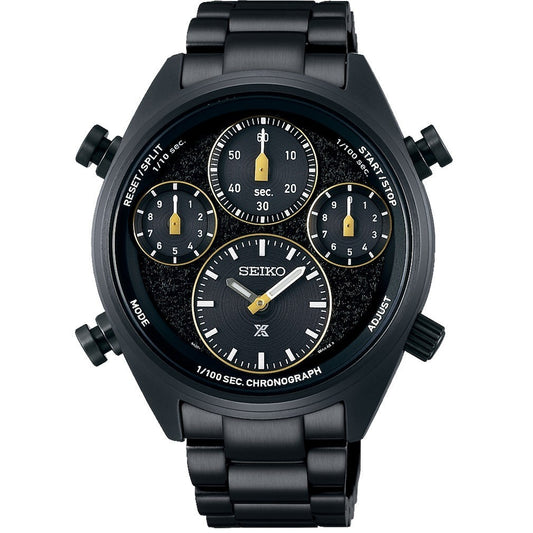 Seiko 1/100Th Limited Edition 4,000 Pieces Speedtimer All Black - Sfj007P