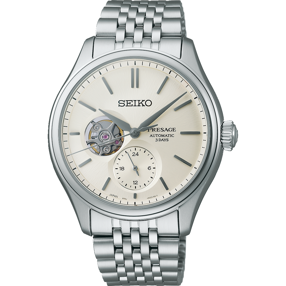 Seiko Presage Classic Open Heart Men's Watch 40.2mm - SPB469J