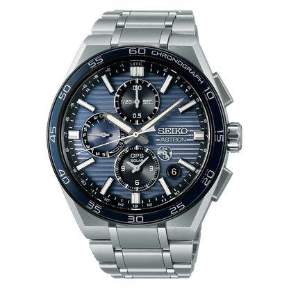 Seiko Astron Men's Solar GPS Dual Time Chronograph- SSH175J