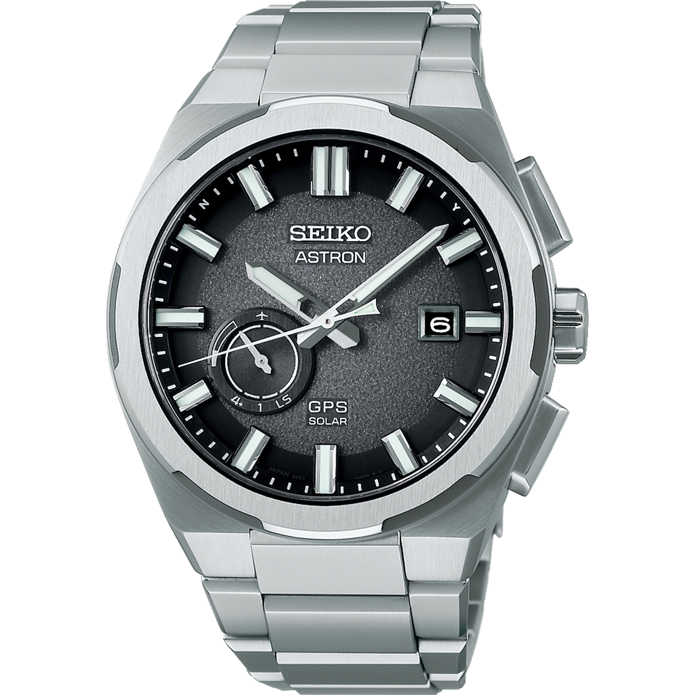 Seiko Astron Men's 42mm Solar GPS Watch - SSJ025J