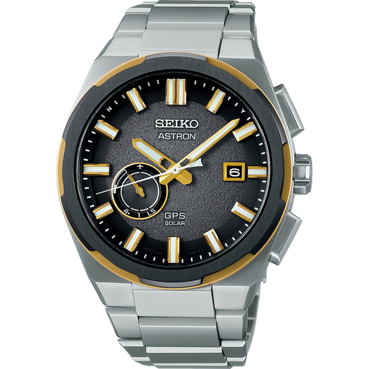 Seiko Astron Men's 42mm Solar GPS Watch - SSJ026J