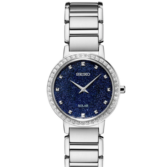 Seiko Crystal Steel Dress Watch - Sup433P