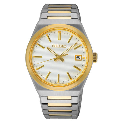 Seiko Conceptual Analogue Two-Toned White Dial - Sur558P