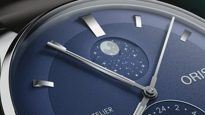Oris Artelier Complication 39.5mm Leather Strap Watch - 78278114055-LS