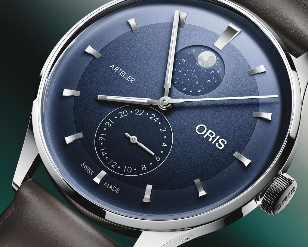 Oris Artelier Complication 39.5mm Leather Strap Watch - 78278114055-LS