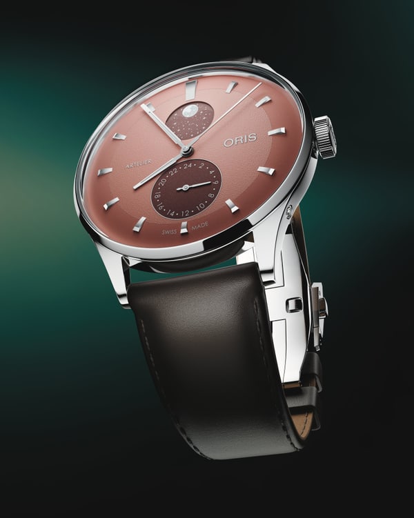 Oris Artelier Complication 39.5mm Leather Strap Watch - 78278114056-LS
