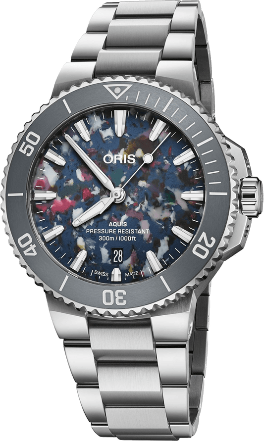Oris Aquis 43.5mm Upcycle Divers Watch - 73377894150-MB