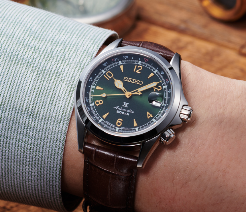 Seiko Alpinist Green Dial - Spb121J