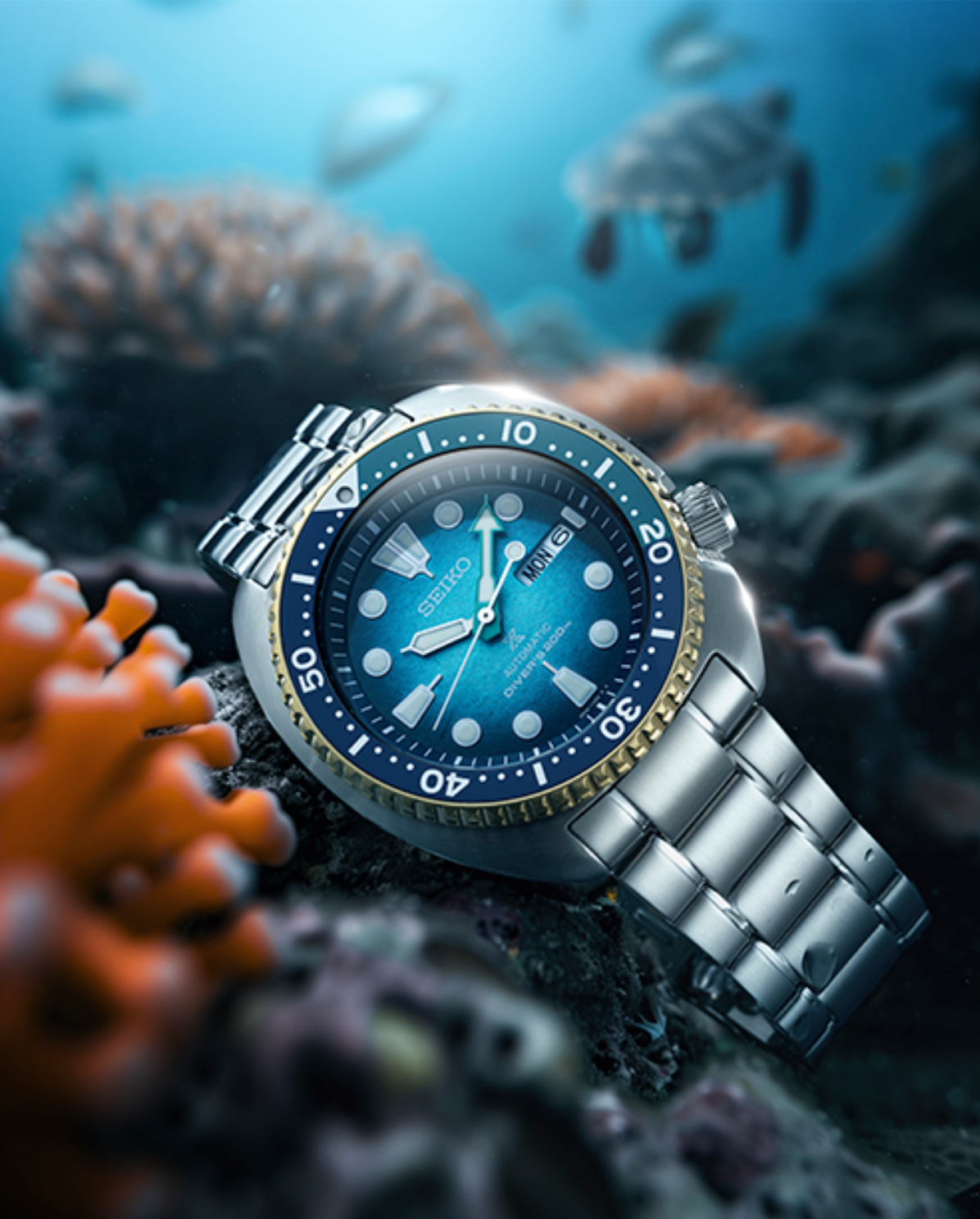 Seiko Prospex Limited Edition 'Kame' Divers Watch - SRPM04K